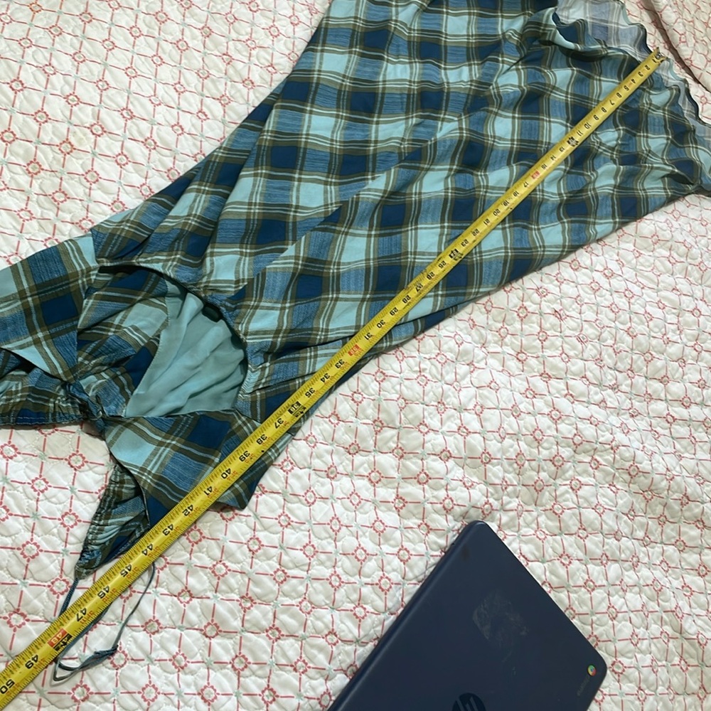 Bias cut plaid slip dress - Picture 10 of 10